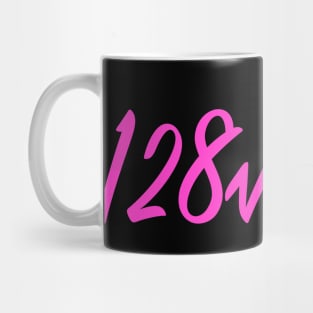 128ve980 I love You (Pink) Mug